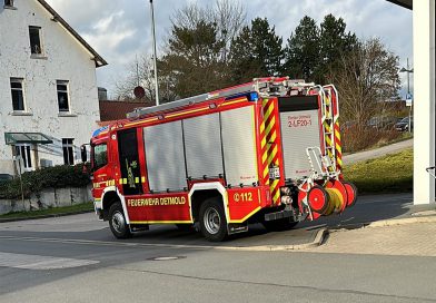 Feuerwehr Detmold unterstützt Einsatz an Klinikum Lippe Lemgo