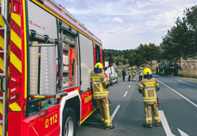 Gefahrstoffaustritt auf der Lemgoer Straße / Kreuzung B66