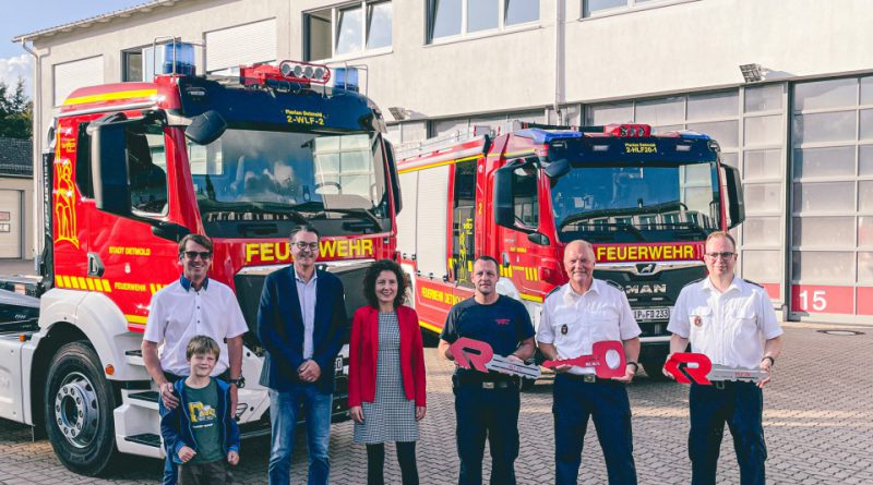 Feuerwehr Detmold erhält drei neue Fahrzeuge