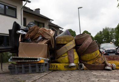 Einsatz nach Starkregen in Detmold – Klüt