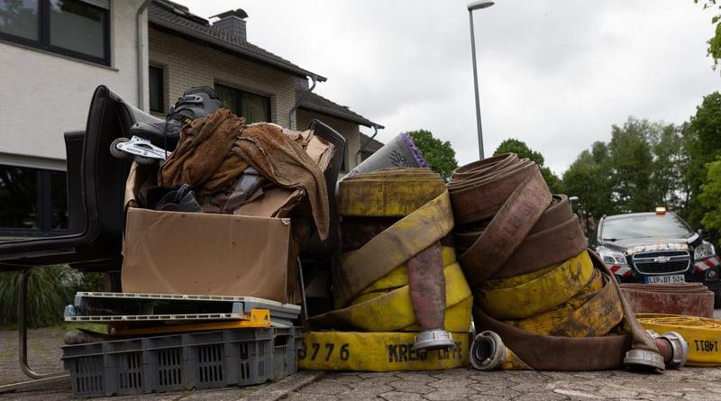 Einsatz nach Starkregen in Detmold – Klüt