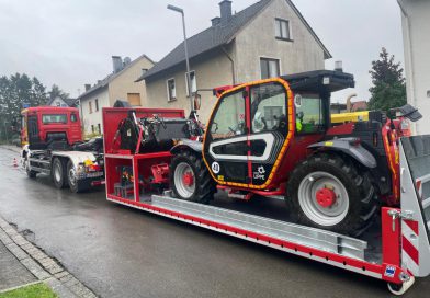 Teleskoplader Einsatz
