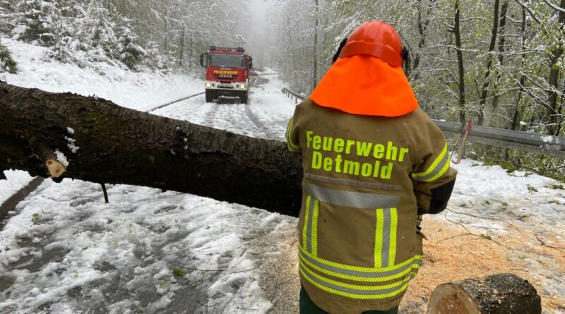 Rund 50 Einsätze durch starken Schneefall